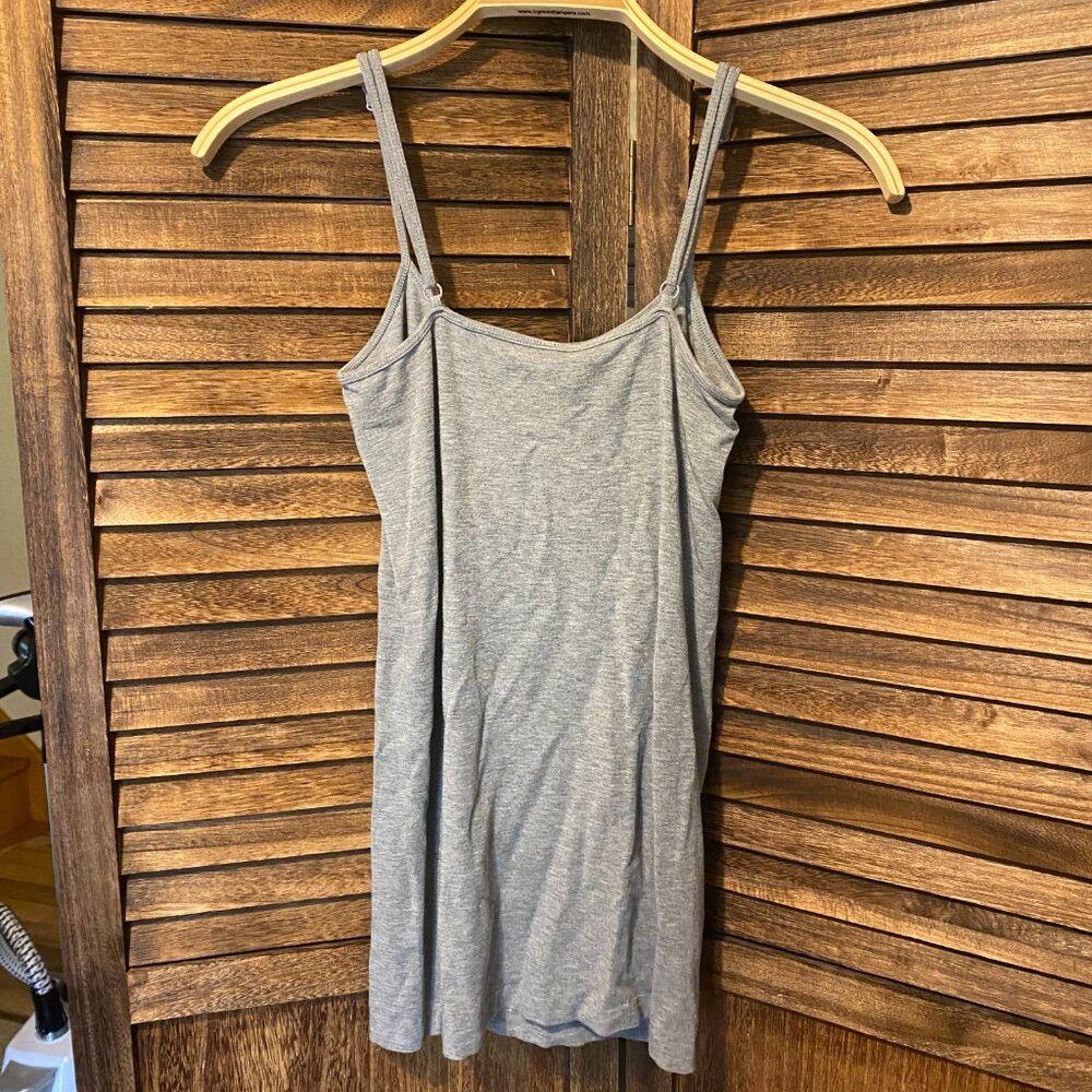 C'est Moi Spaghetti-Strap Camisole Heather Silver - Picture 2 of 4